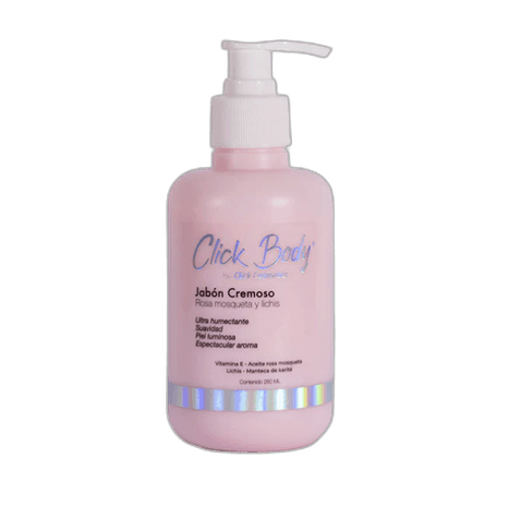 Jabón Cremoso de Rosa y Lichis